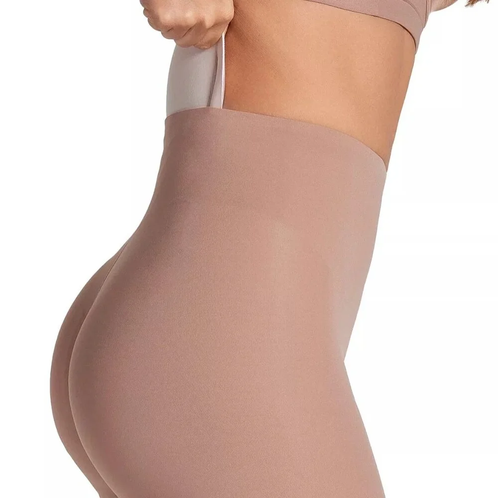 #1133 Leonisa Undetectable Padded Butt Lifter Shaper Shorts - Brown- Nude 02